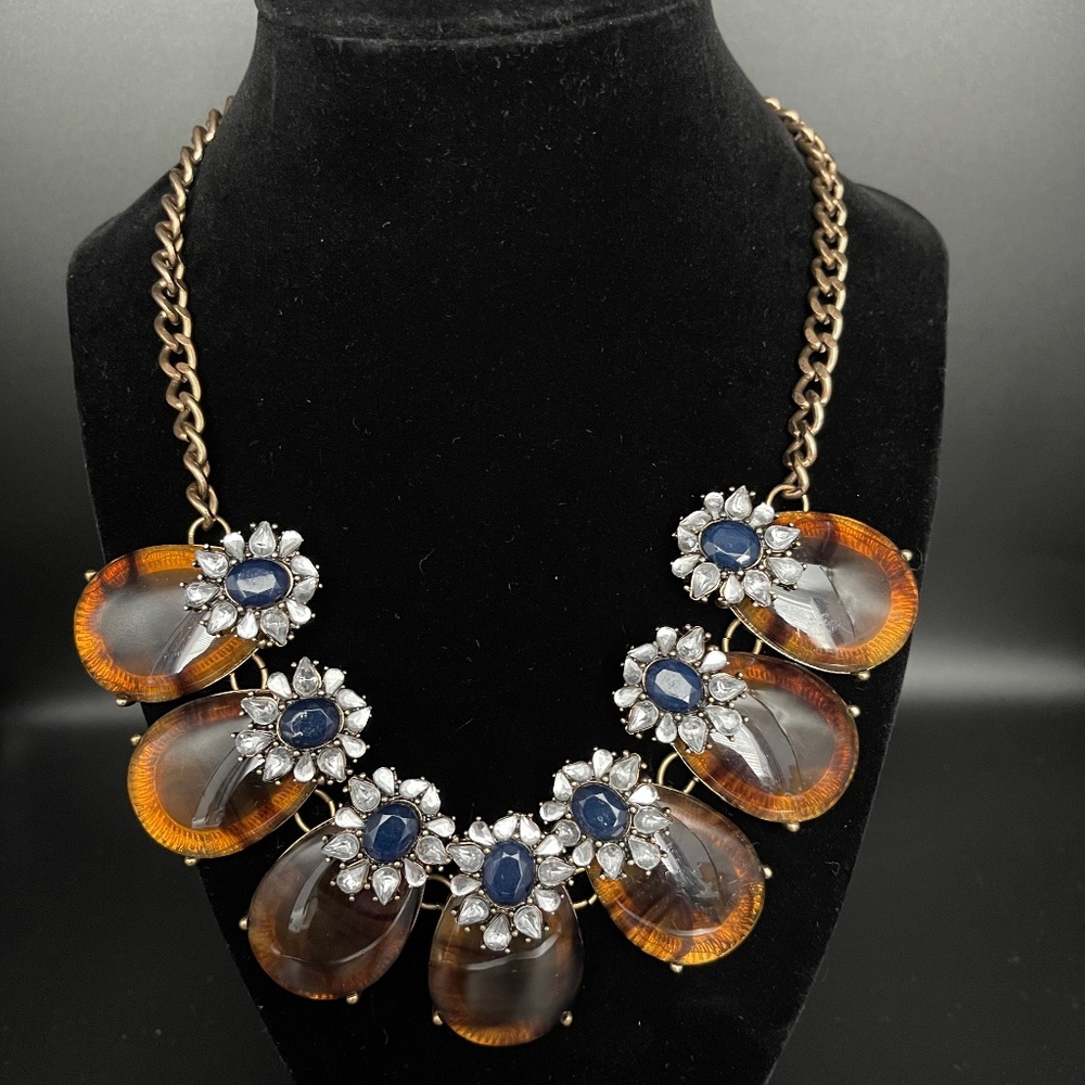 Bauble Bar Faux Tortoise Necklace